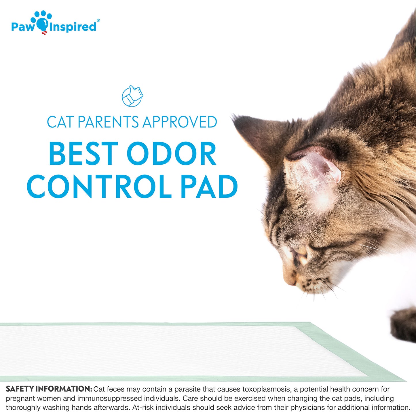 20ct Paw Inspired Generic Refill Cat Pads for Breeze Tidy Cat Litter System 16.9" x 11.4"