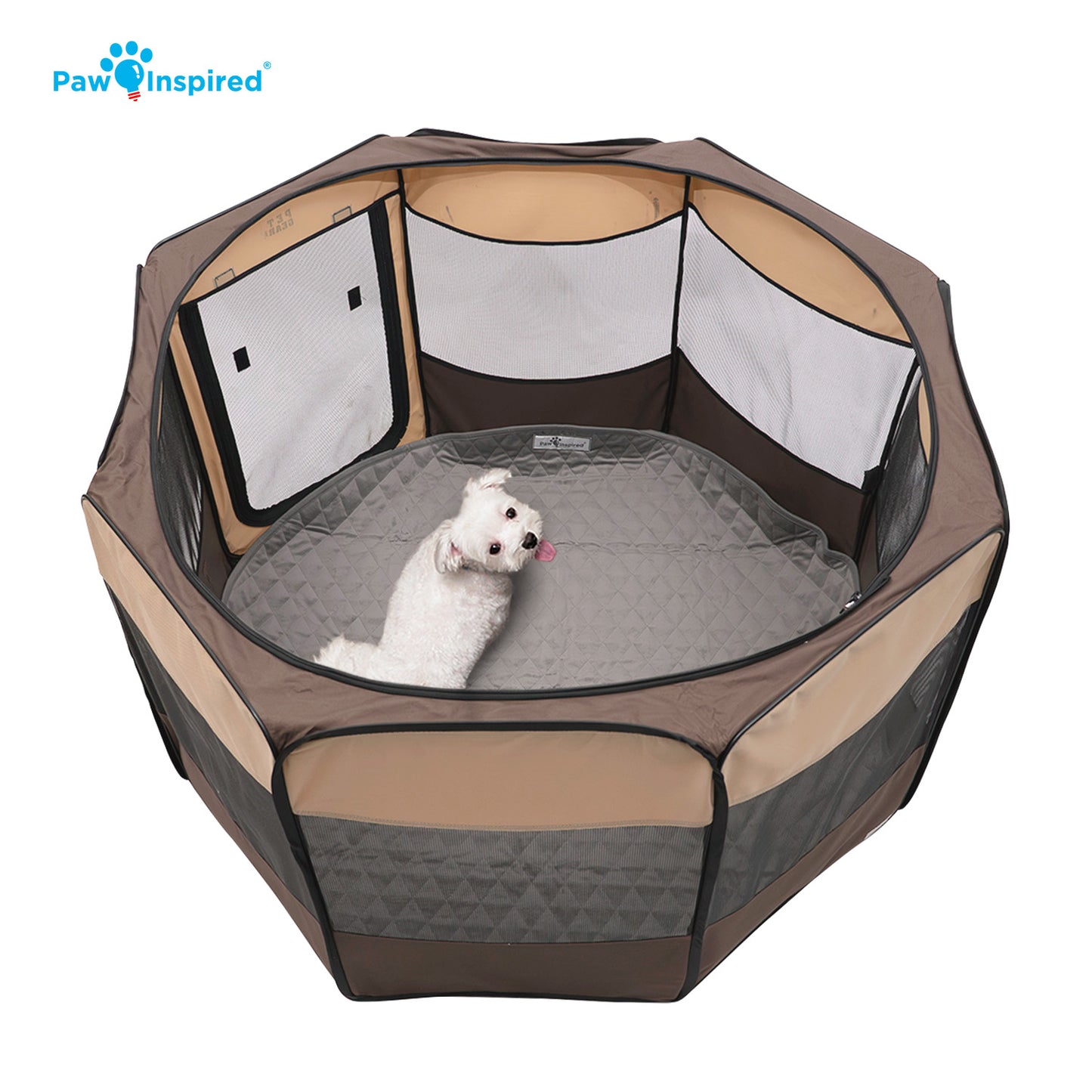Paw Inspired Round Playpen Mat 48"