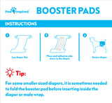 30ct Paw Inspired Dog Diaper Booster Pads
