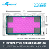 Paw Inspired® PopCorner Guinea Pig Cage Liners, Midwest