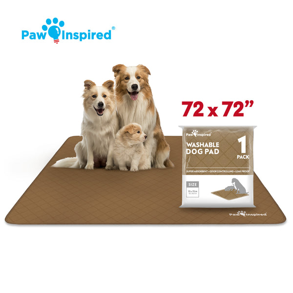 Paw Inspired Washable Puppy Training Pads, Reusable Dog Pads, 4XL, 1ct –  Barketshop