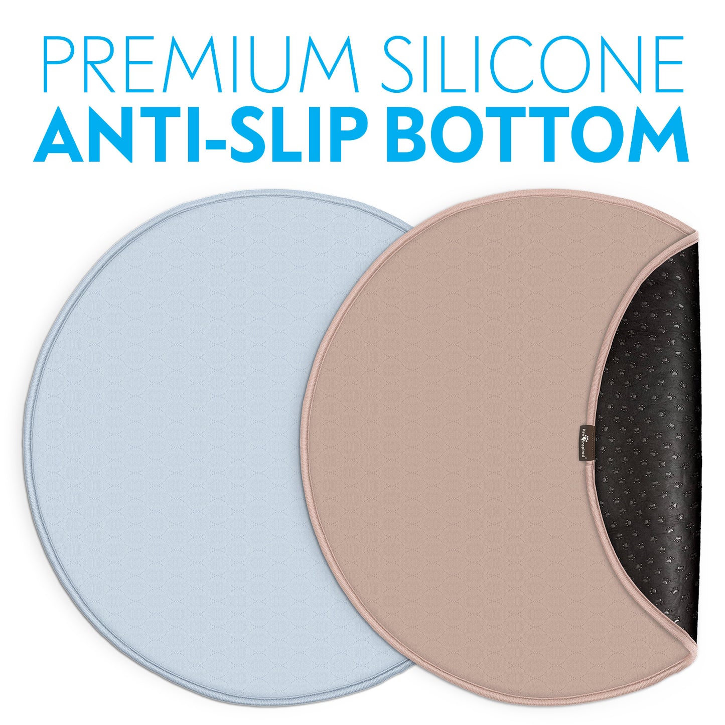 2ct Paw Inspired® Round Washable Pee Pads, 36in