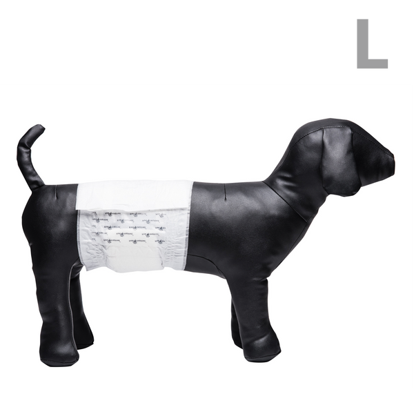 144ct Paw Inspired Ultra Protection Disposable Male Wraps Large