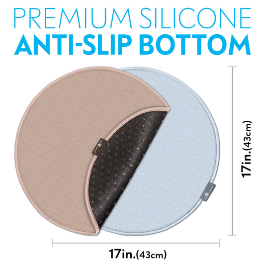 Paw Inspired Round Washable Pee Pads for Dogs