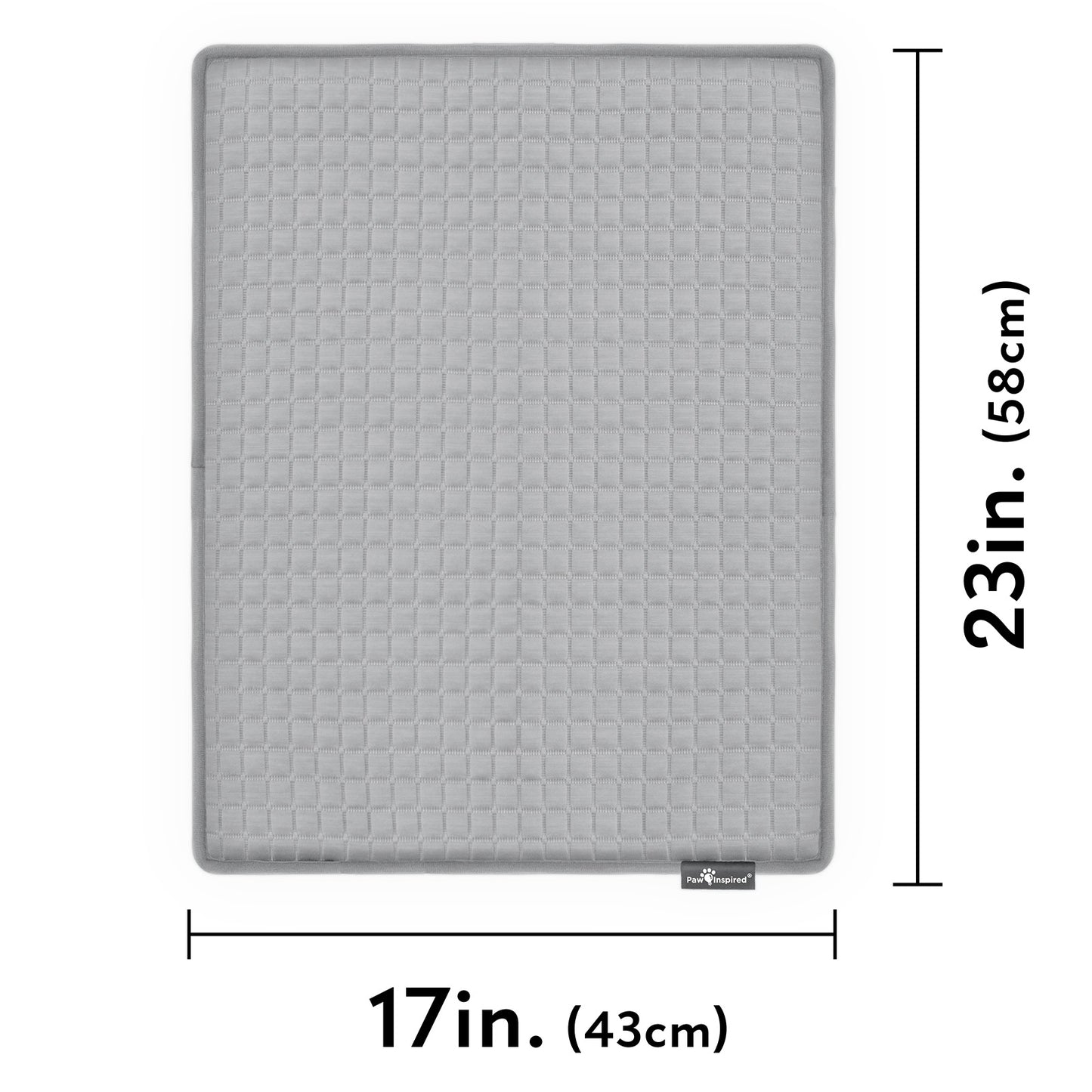 Paw Inspired Cooling Orthopedic Crate Pad for Dogs