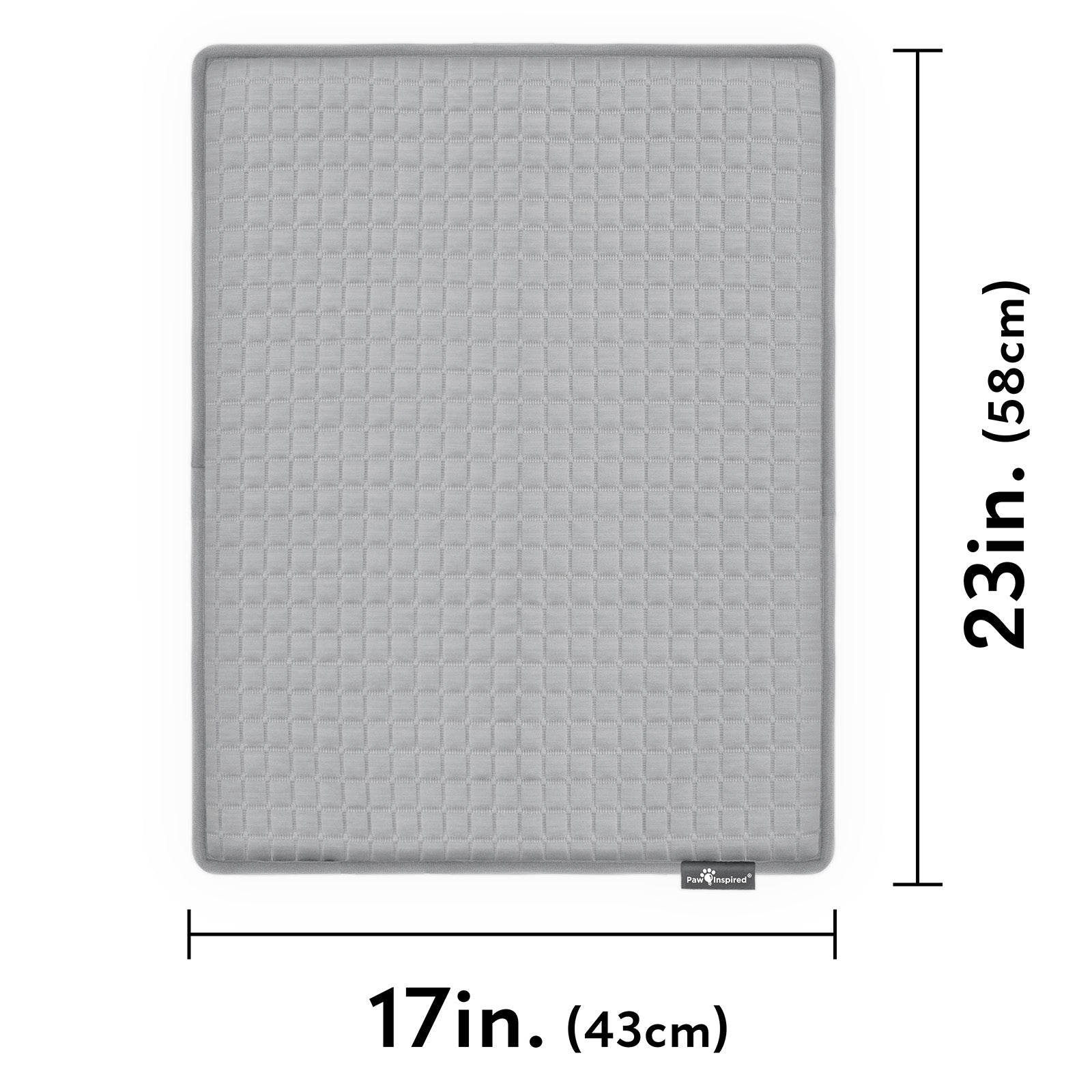 Paw Inspired Cooling Orthopedic Crate Pad for Dogs