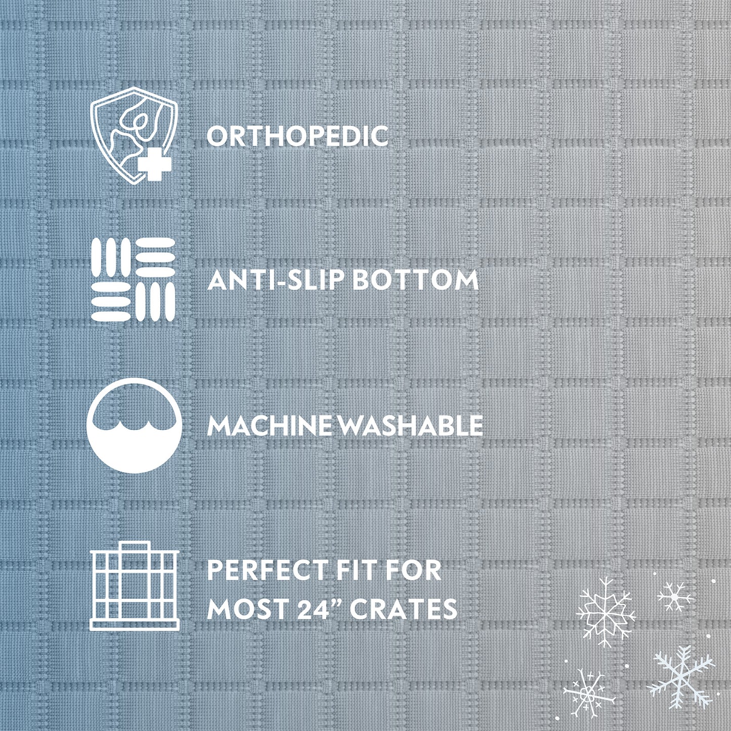 Paw Inspired Cooling Orthopedic Crate Pad for Dogs
