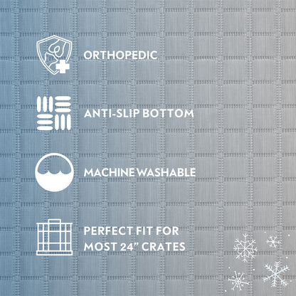 Paw Inspired Cooling Orthopedic Crate Pad for Dogs