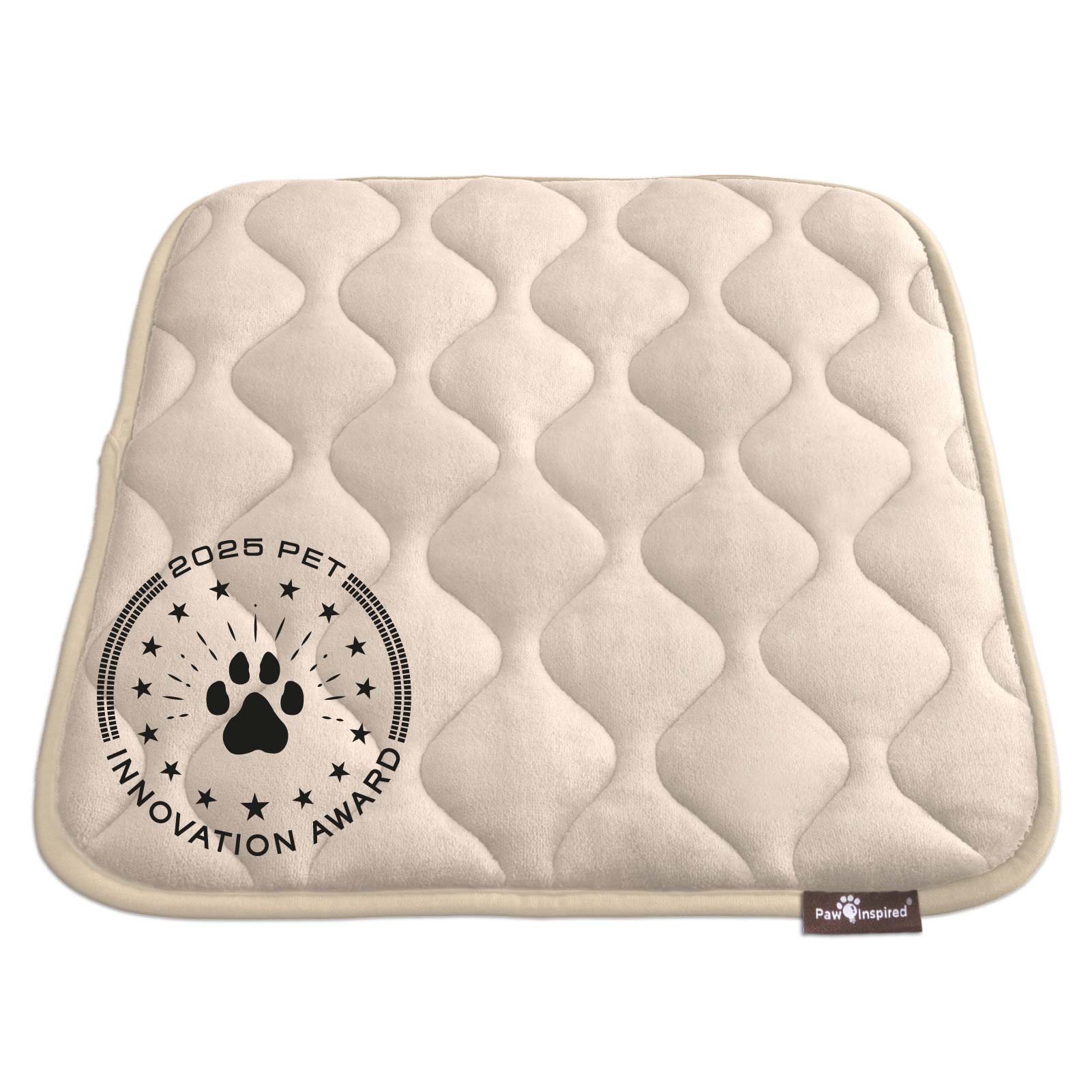 Paw Inspired® Washable Padded Crate Mats for Dogs (Tan)