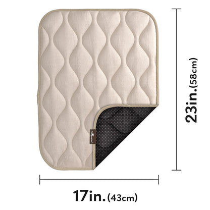 Paw Inspired® Washable Padded Crate Mats for Dogs (Tan)