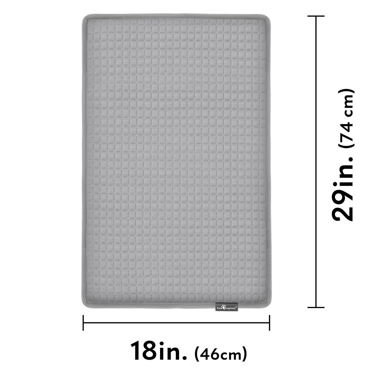 Paw Inspired Cooling Orthopedic Crate Pad for Dogs