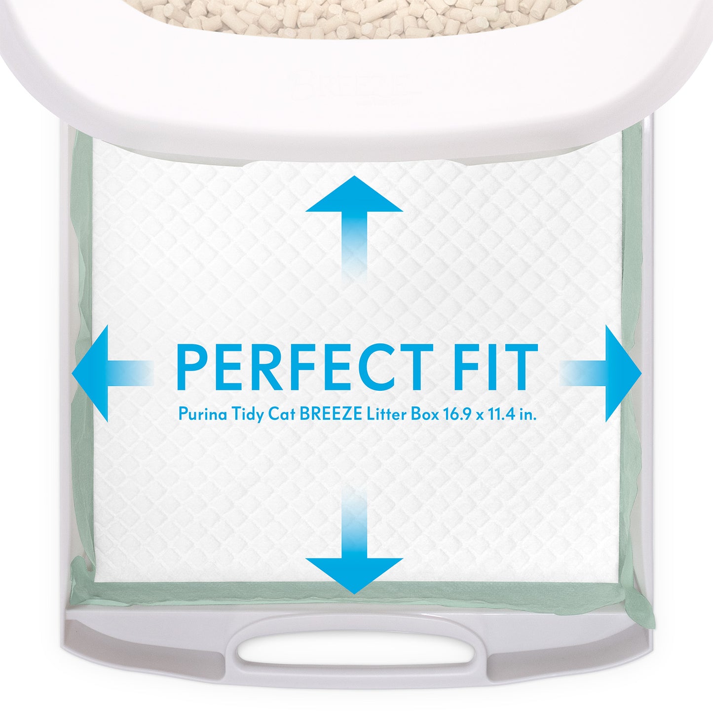 20ct Paw Inspired Generic Refill Cat Pads for Breeze Tidy Cat Litter System  16.9" x 11.4"