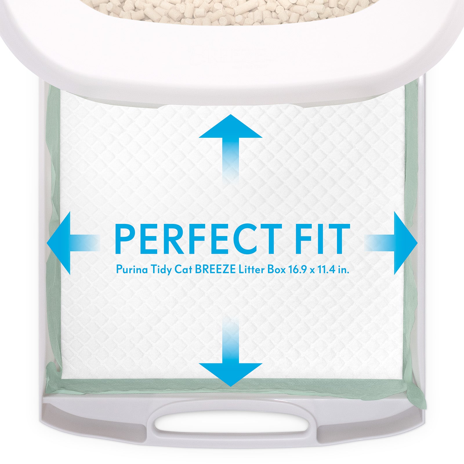 20ct Paw Inspired Generic Refill Cat Pads for Breeze Tidy Cat Litter System  16.9" x 11.4"