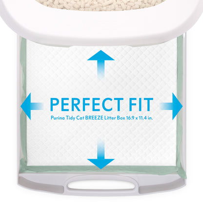 20ct Paw Inspired Generic Refill Cat Pads for Breeze Tidy Cat Litter System  16.9" x 11.4"