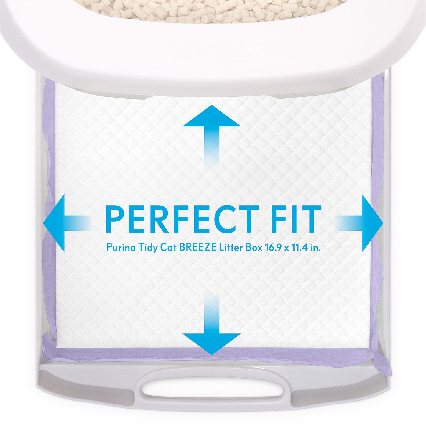 20ct Paw Inspired Scented Cat Pads for Breeze Tidy Cat Litter System 16.9" x 11.4"