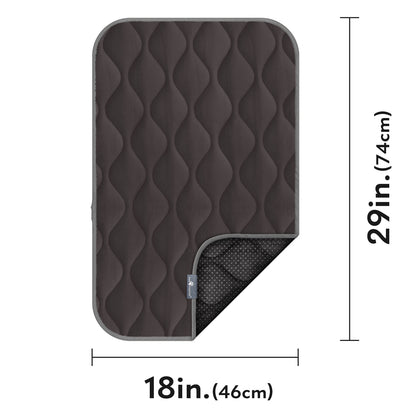 Paw Inspired® Washable Padded Crate Mats for Dogs (Gray)