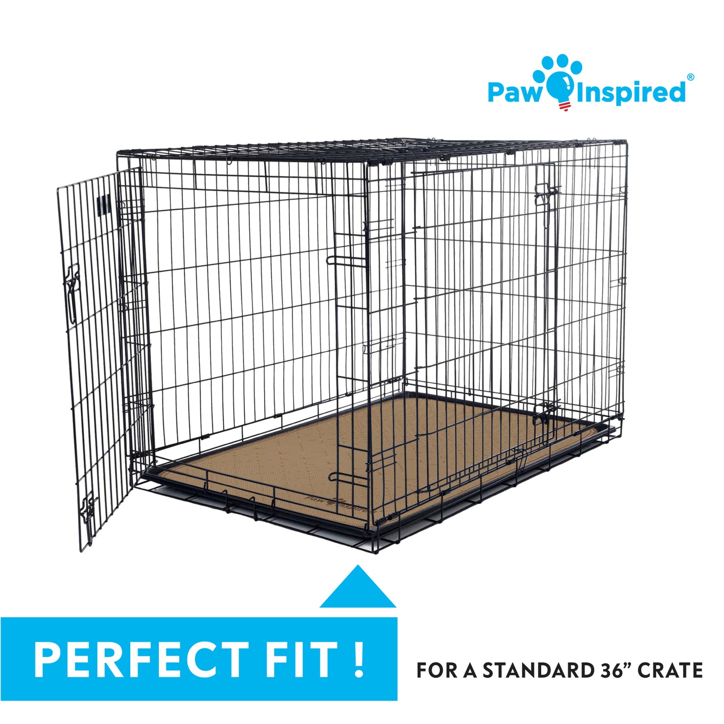 35X22" Paw Inspired Washable Puppy Training Pads, Reusable Dog Pads