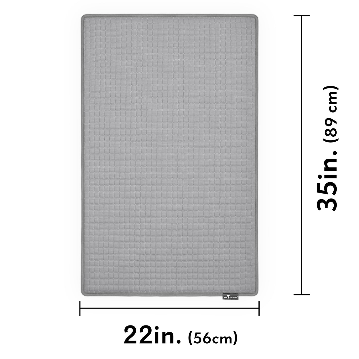 Paw Inspired Cooling Orthopedic Crate Pad for Dogs