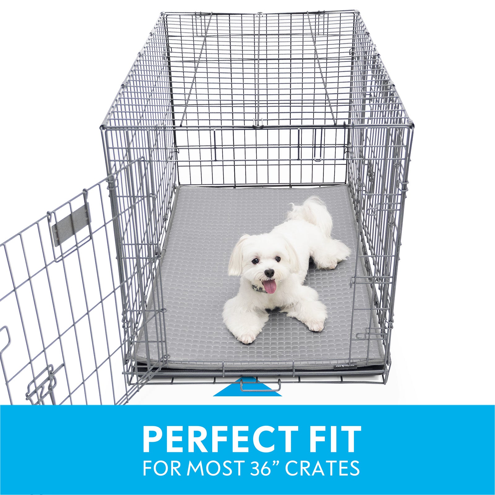 Paw Inspired Cooling Orthopedic Crate Pad for Dogs