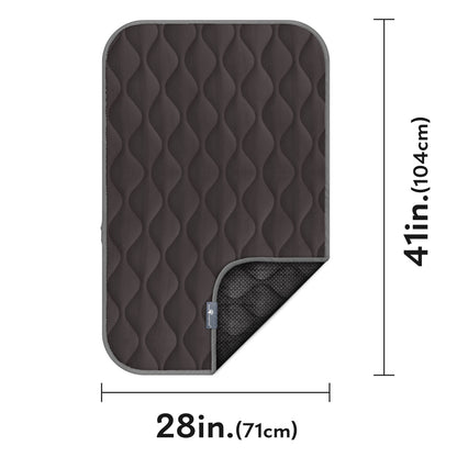 Paw Inspired® Washable Padded Crate Mats for Dogs (Gray)