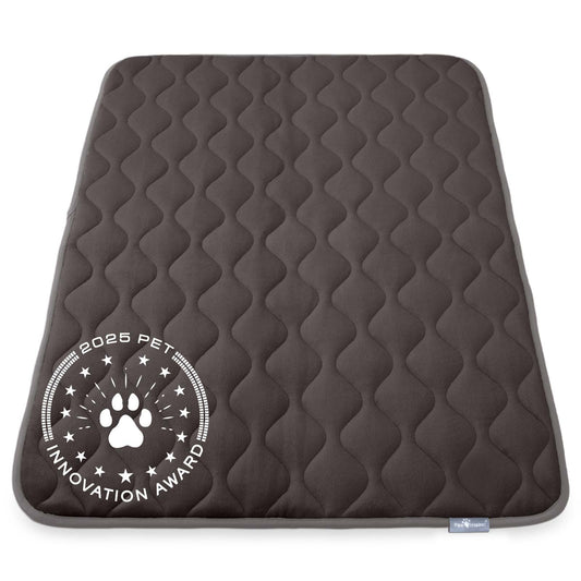 Paw Inspired® Washable Padded Crate Mats for Dogs (Gray)