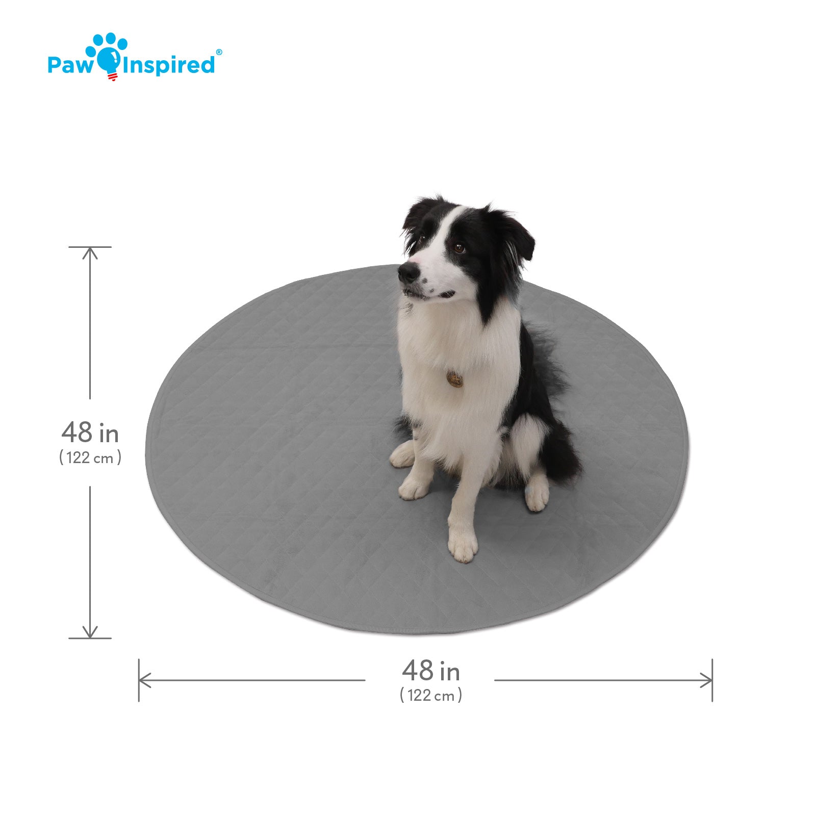 Paw Inspired Round Playpen Mat 48"