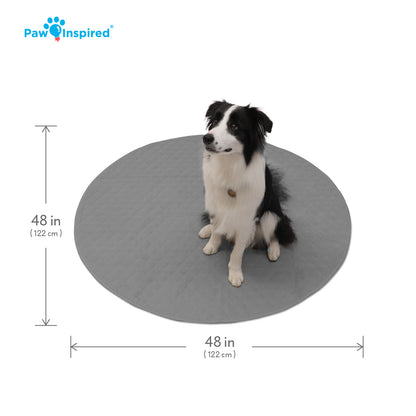 Paw Inspired Round Playpen Mat 48"