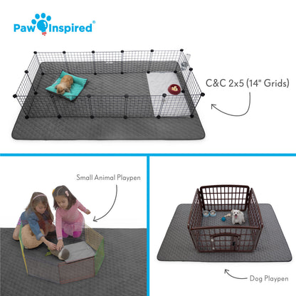 Paw Inspired Playpen Mat 80x50"