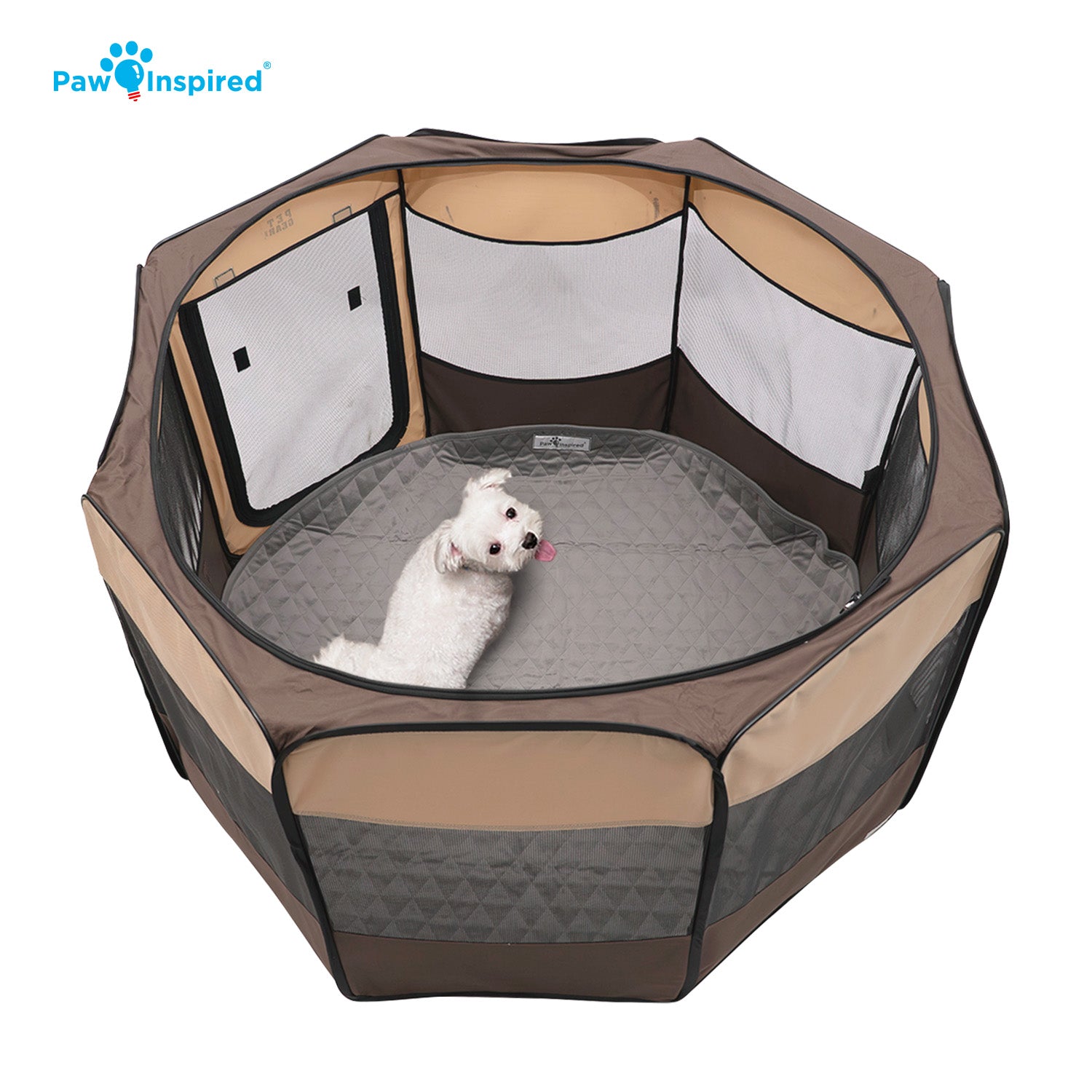 Paw Inspired Round Playpen Mat 48"