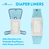 180ct Paw Inspired Dog Diaper Liners