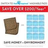 30x32" Paw Inspired Extra Large Washable Puppy Training Pads, Reusable Dog Pads
