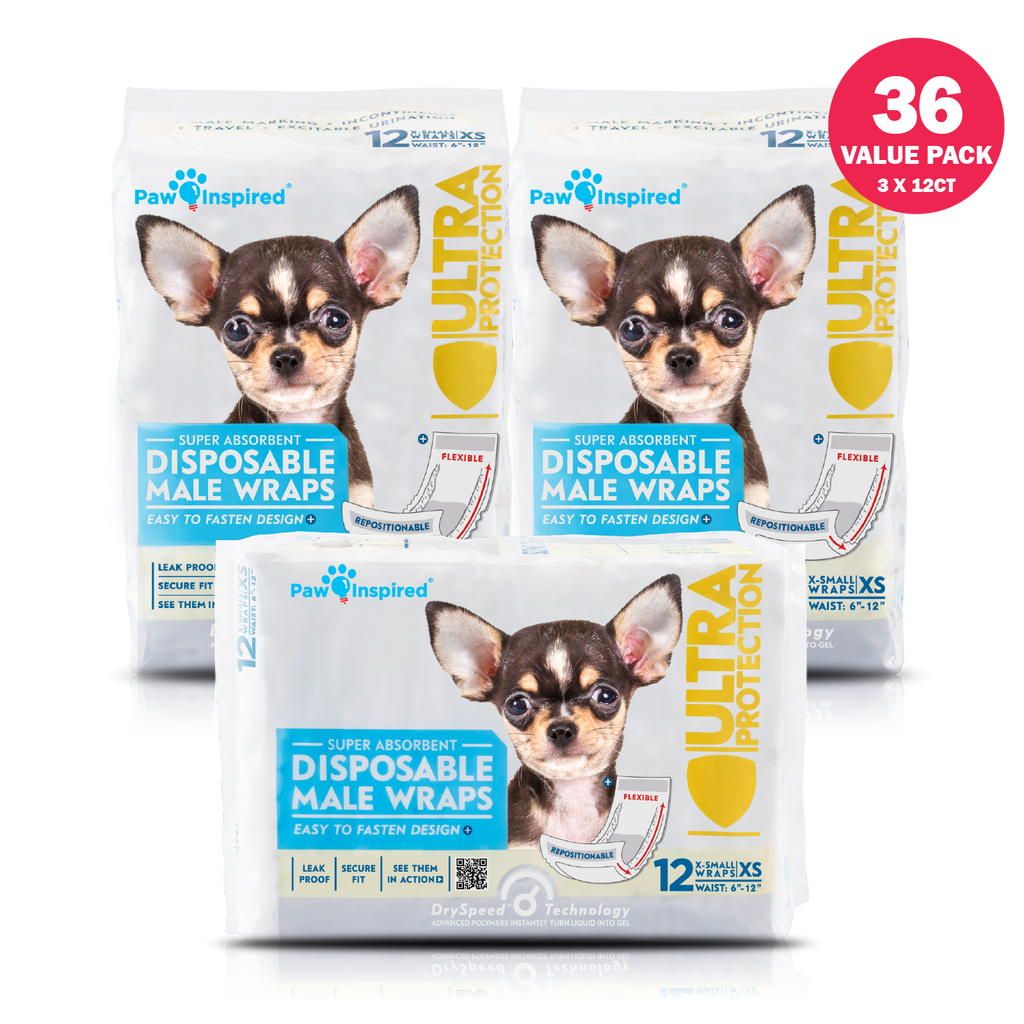 Male dog hot sale wraps bulk