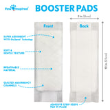 30ct Paw Inspired Dog Diaper Booster Pads
