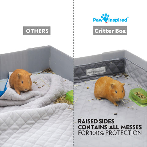 Paw Inspired Critter Box® Washable Guinea Pig Cage Liners, C&C 2X3