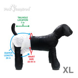 144ct Paw Inspired Ultra Protection Female Disposable Dog Diapers, X-Large