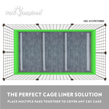 24ct Paw Inspired Disposable Guinea Pig Cage Liners, 17”x28”