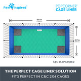 Paw Inspired® PopCorner Guinea Pig Cage Liners, C&C 2X4