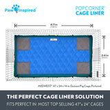 Paw Inspired® PopCorner Guinea Pig Cage Liners, Midwest