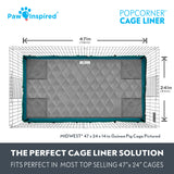 Paw Inspired® PopCorner Guinea Pig Cage Liners, Midwest
