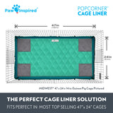 Paw Inspired® PopCorner Guinea Pig Cage Liners, Midwest