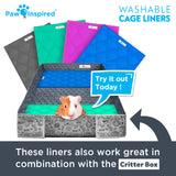 2ct Paw Inspired® Washable Guinea Pig Cage Liners, C&C 2X1