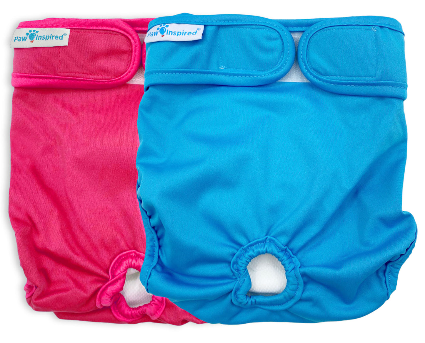 3ct Paw Inspired Ultra Protection Washable Dog Diapers, Reusable, Female, Extra Large