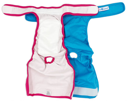 3ct Paw Inspired Ultra Protection Washable Dog Diapers, Reusable, Female, Extra Large