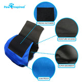 Paw Inspired Washable Male Dog Wraps Belly Band for Dogs (Assorted (Black Lining))