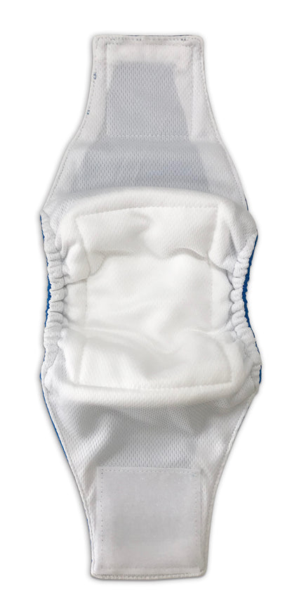 Paw Inspired Washable Male Dog Wraps Belly Band for Dogs (Assorted (White Lining))