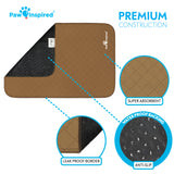 34X22" Paw Inspired Washable Puppy Training Pads, Reusable Dog Pads
