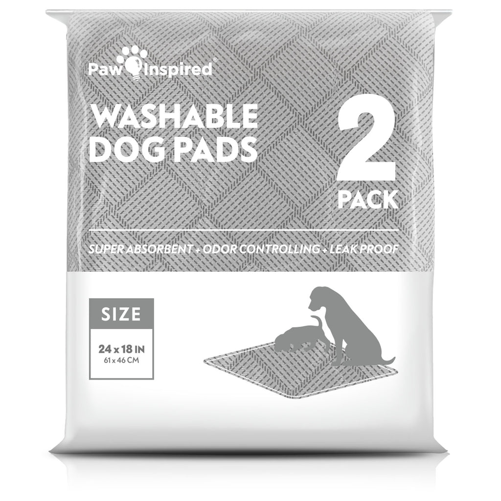 24X18 Paw Inspired Extra Large Washable Puppy Training Pads, Reusabl –  Barketshop