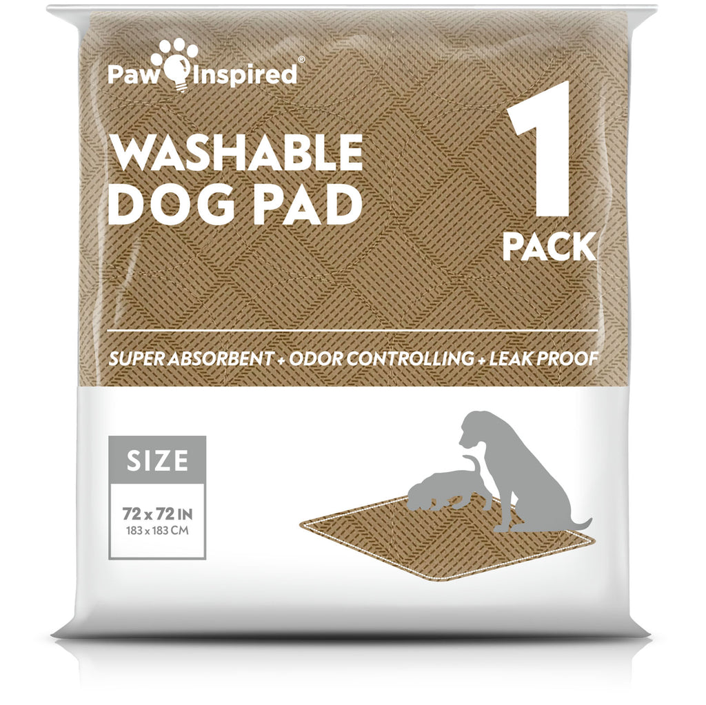 Paw Inspired Washable Puppy Training Pads, Reusable Dog Pads, 4XL
