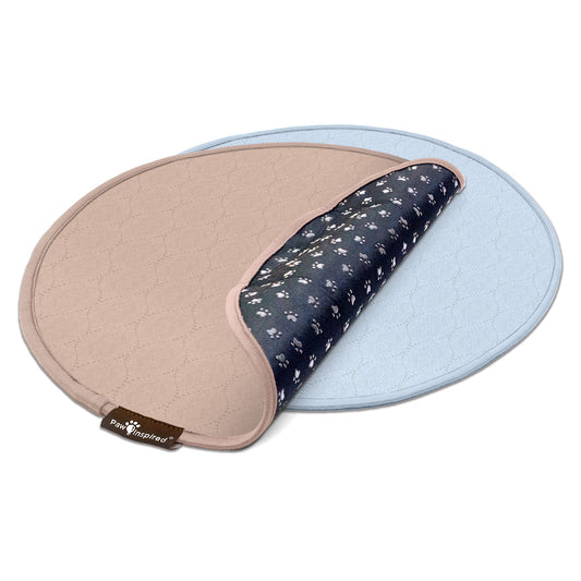 2ct Paw Inspired® Round Washable Pee Pads, 17in