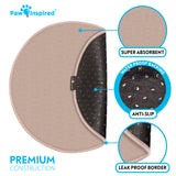 2ct Paw Inspired® Round Washable Pee Pads, 17in